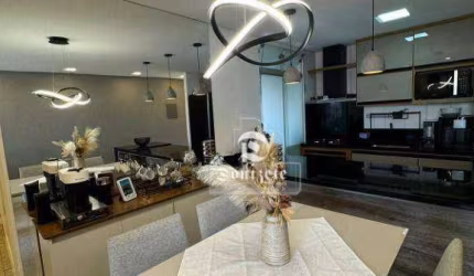 Apartamento com 3 dormitórios à venda, 74 m² por R$ 648.000,00 - Vila Alzira - Santo André/SP