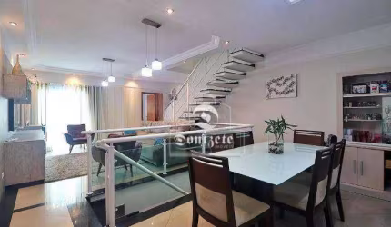 Sobrado com 3 dormitórios à venda, 205 m² por R$ 919.999,90 - Vila Camilópolis - Santo André/SP