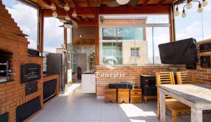 Cobertura com 2 dormitórios à venda, 90 m² por R$ 495.000,00 - Vila Scarpelli - Santo André/SP