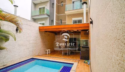 Sobrado com 4 dormitórios à venda, 349 m² por R$ 2.200.000,00 - Jardim - Santo André/SP