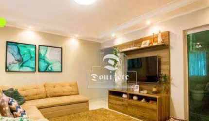 Sobrado com 3 dormitórios, 350 m² - venda por R$ 1.399.999,90 ou aluguel por R$ 5.905,00/mês - Vila Scarpelli - Santo André/SP