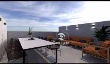 Cobertura com 2 dormitórios à venda, 105 m² por R$ 489.999,90 - Vila Camilópolis - Santo André/SP