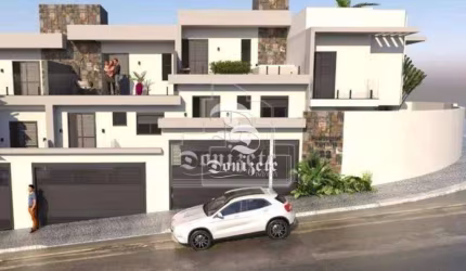 Sobrado com 3 dormitórios à venda, 130 m² por R$ 649.999,90 - Jardim Stella - Santo André/SP