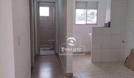 Apartamento com 2 dormitórios para alugar, 50 m² por R$ 3.045,00/mês - Vila João Ramalho - Santo André/SP
