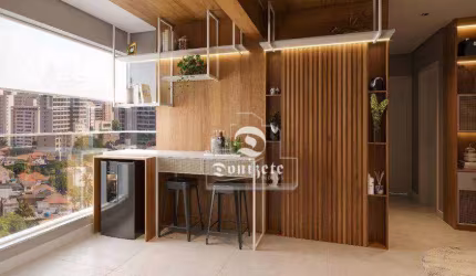 Apartamento com 2 dormitórios à venda, 56 m² por R$ 499.000,00 - Vila Alzira - Santo André/SP