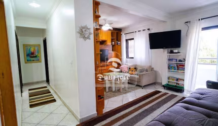 Apartamento com 2 dormitórios à venda, 84 m² por R$ 450.000,00 - Vila Homero Thon - Santo André/SP