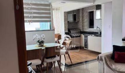 Apartamento com 3 dormitórios à venda, 83 m² por R$ 725.000,00 - Parque das Nações - Santo André/SP