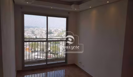 Apartamento com 3 dormitórios à venda, 61 m² por R$ 370.000,00 - Vila Homero Thon - Santo André/SP