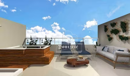 Cobertura com 2 dormitórios à venda, 94 m² por R$ 589.990,00 - Campestre - Santo André/SP