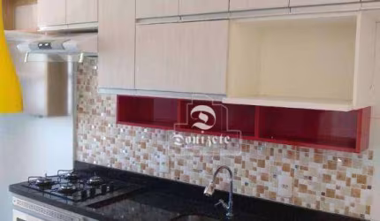 Apartamento com 2 dormitórios, 53 m² - venda por R$ 359.999,99 ou aluguel por R$ 2.433,33/mês - Vila Homero Thon - Santo André/SP