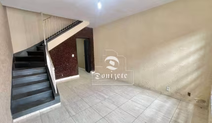 Sobrado com 2 dormitórios, 107 m² - venda por R$ 580.000,00 ou aluguel por R$ 3.155,17/mês - Jardim - Santo André/SP