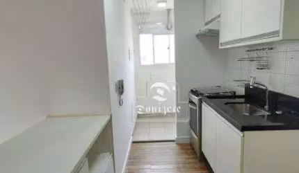 Apartamento com 2 dormitórios para alugar, 50 m² por R$ 2.445,00/mês - Vila Alzira - Santo André/SP