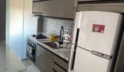 Apartamento com 2 dormitórios para alugar, 49 m² por R$ 2.571,00/mês - Vila Assunção - Santo André/SP