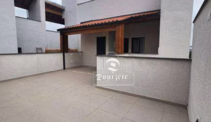 Cobertura com 2 dormitórios, 86 m² - venda por R$ 600.000,00 ou aluguel por R$ 2.830,00/mês - Vila Scarpelli - Santo André/SP