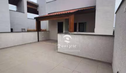 Cobertura com 2 dormitórios, 86 m² - venda por R$ 600.000,00 ou aluguel por R$ 2.830,00/mês - Vila Scarpelli - Santo André/SP