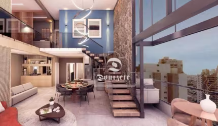 Apartamento com 2 dormitórios à venda, 97 m² por R$ 1.458.000,00 - Jardim - Santo André/SP