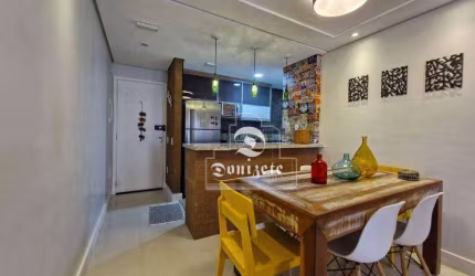 Apartamento com 3 dormitórios para alugar, 74 m² por R$ 4.400,00/mês - Campestre - Santo André/SP