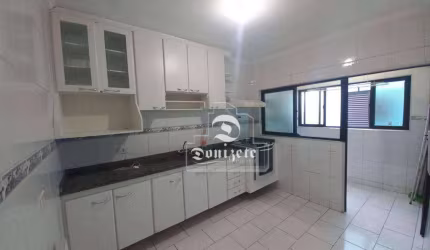 Apartamento com 3 dormitórios para alugar, 80 m² por R$ 2.270,00/mês - Vila Homero Thon - Santo André/SP