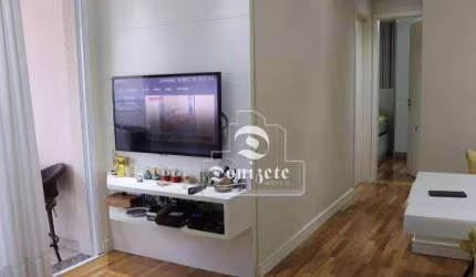 Apartamento com 2 dormitórios para alugar, 53 m² por R$ 4.348,00/mês - Vila Pires - Santo André/SP