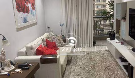 Apartamento com 3 dormitórios para alugar, 97 m² por R$ 7.135,00/mês - Centro - Santo André/SP