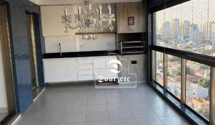 Apartamento com 4 dormitórios para alugar, 175 m² por R$ 12.054,00 - Jardim - Santo André/SP