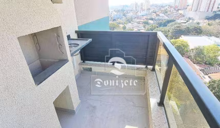 Apartamento com 2 dormitórios à venda, 57 m² por R$ 466.000,00 - Vila Valparaíso - Santo André/SP