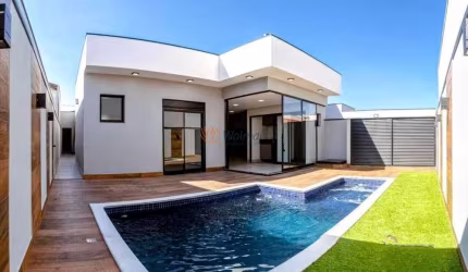 Casa de luxo em condomínio à venda em Paulínia-SP, Parque Bom Retiro: 3 quartos, 3 suítes, 3 salas, 5 banheiros, 4 vagas, 188,12 m².