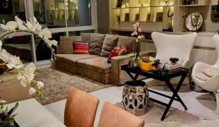 Apartamento luxuoso no Cambuí, Campinas-SP: 4 quartos, 2 suítes, 3 salas, 5 banheiros, 3 vagas de garagem - 135,13 m² de área.