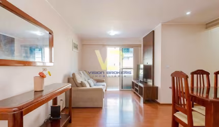 Apartamento SEMI-MOBILIADO com 2 dormitórios, SACADA, 58 m2 privativos, no Bairro Alto em Curitiba/