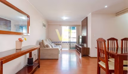 Apartamento SEMI-MOBILIADO com 2 dormitórios, SACADA, 58 m2 privativos, no Bairro Alto em Curitiba/