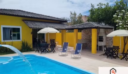 Alugo  Casa  Cond. Arembepe Aquaville 3/4 - Suíte, Piscina e Área Gourmet