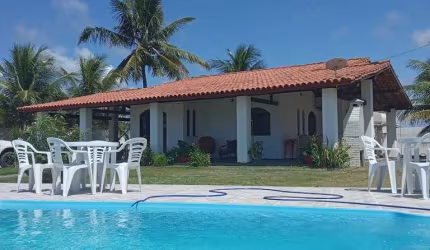 Arembepe Casa  3/4 Suíte Master, Piscina, Varanda, Garagem