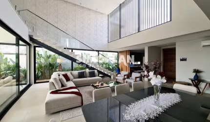 Casa em condomínio fechado com 3 quartos à venda no Alphaville Dom Pedro 2, Campinas , 370 m2 por R$ 4.500.000