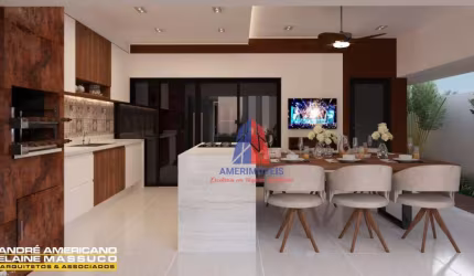 Casa com 3 dormitórios à venda, 275 m² por R$ 2.500.000,00 - Loteamento Residencial Jardim Villagio - Americana/SP