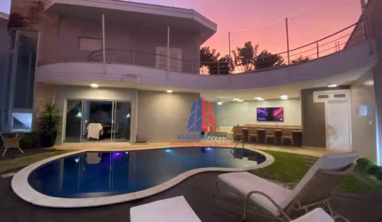 Casa com 3 dormitórios, 375 m² - venda por R$ 2.200.000,00 ou aluguel por R$ 12.000,00/mês - Chácara Letônia - Americana/SP