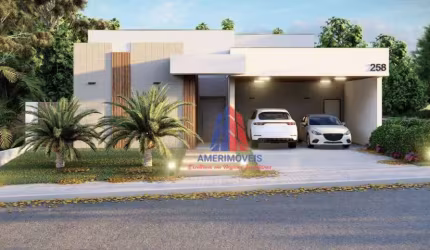 Casa com 3 dormitórios à venda, 281 m² por R$ 2.490.000,00 - Condomínio Phillipson Park - Americana/SP