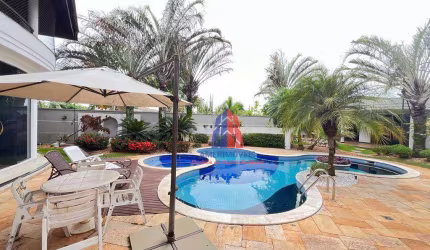 Casa com 3 dormitórios à venda, 590 m² por R$ 4.200.000,00 - Condomínio Altos da Represa - Americana/SP