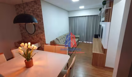 Apartamento com 3 dormitórios à venda, 82 m² por R$ 590.000,00 - Jardim Jacyra - Americana/SP