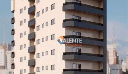 Lançamento Apartamento com 2 dormitórios à venda, 53 m² por R$ 458.400 - Canto do Forte - Praia Grande/SP