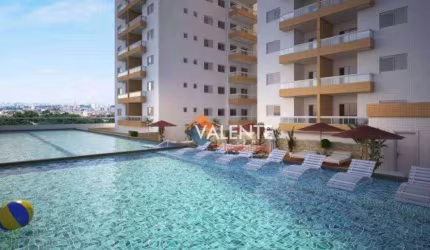 Lançamento no Boqueirão - Praia Grande! Apartamentos com 60m², 2 dormitórios com suíte e lazer COMPLETO!