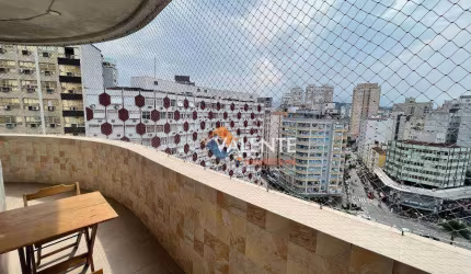 Apartamento com 3 dormitórios à venda, 170 m² por R$ 1.200.000,00 - Gonzaga - Santos/SP