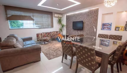 Sobreposta alta duplex   com 4 dormitórios à venda, 150 m² por R$ 1.040.000 - Campo Grande - Santos/SP