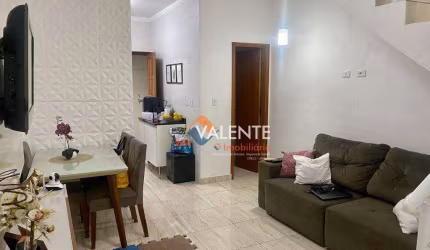 Sobrado com 2 dormitórios à venda, 59 m² por R$ 300.000,00 - Tupi - Praia Grande/SP
