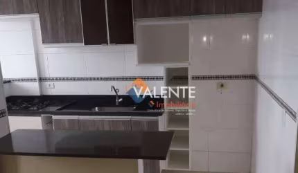 Sala Living Mobiliado de 1 dormitório à venda, 51 m² por R$ 201.000 - Parque São Vicente - São Vicente/SP