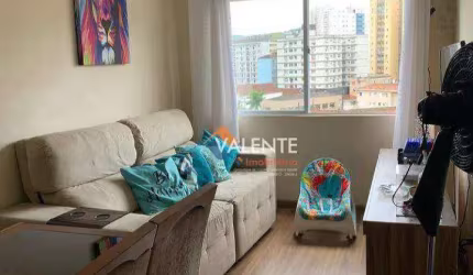 Apartamento com 1 dormitório à venda, 46 m² por R$ 200.000,00 - Centro - São Vicente/SP