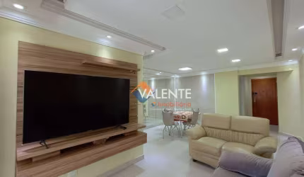 Apartamento mobiliado com 3 dormitórios, 132 m² - venda por R$ 700.000 ou aluguel por R$ 6.000/mês - Aviação - Praia Grande/SP