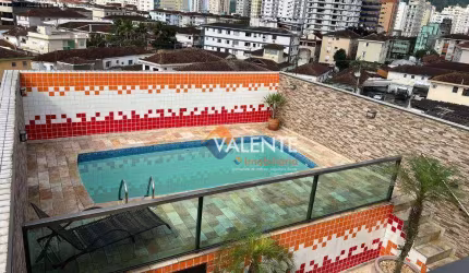 Cobertura com 3 dormitórios à venda, 203 m² por R$ 900.000,00 - Vila Valença - São Vicente/SP