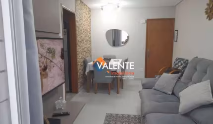 Apartamento semi mobiliado com 2 dormitórios à venda, 69 m² por R$ 480.000 - Vila Guilhermina - Praia Grande/SP