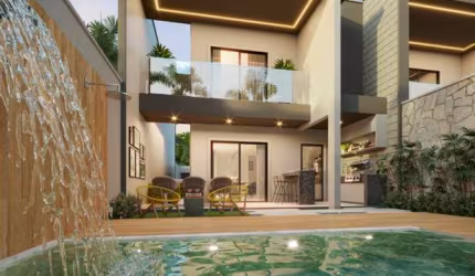 Casa de Condomínio Para Vender com 4 quartos 4 suítes no bairro Cidade dos Funcionários em Fortaleza