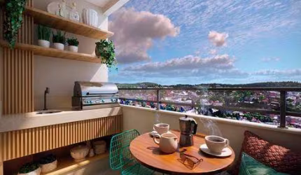 Apartamento 2 quartos com suite e garagem Alvinópolis - ATIBAIA